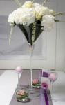 Décoration de table pour mariage avec vase martini  - Boutique Vergez Tarnos